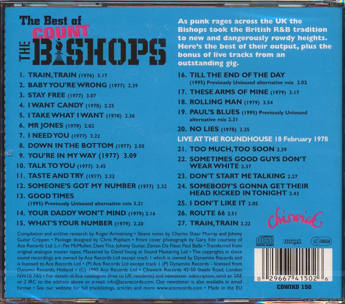 The Count Bishops - The Best Of The Count Bisphops (27 tracks)