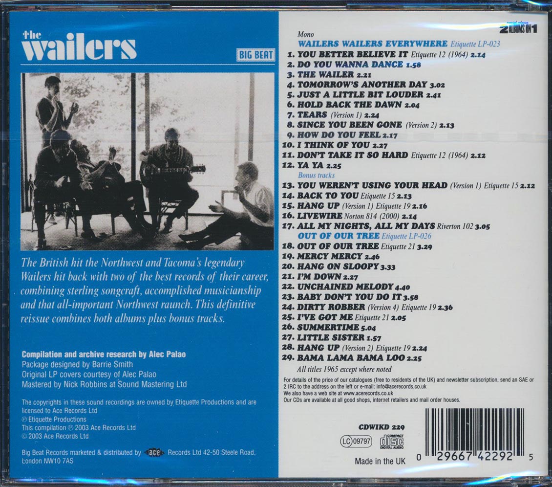 The Wailers - Wailers Wailers Everywhere + Out Of Our Tree (29 tracks)