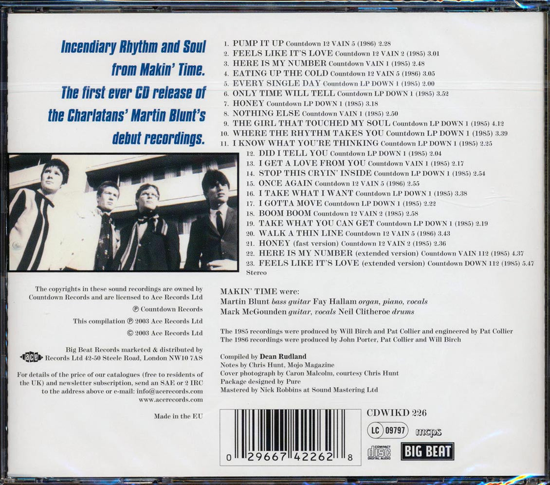 Makin Time - Rhythm: The Complete Countdown Recordings (23 tracks)