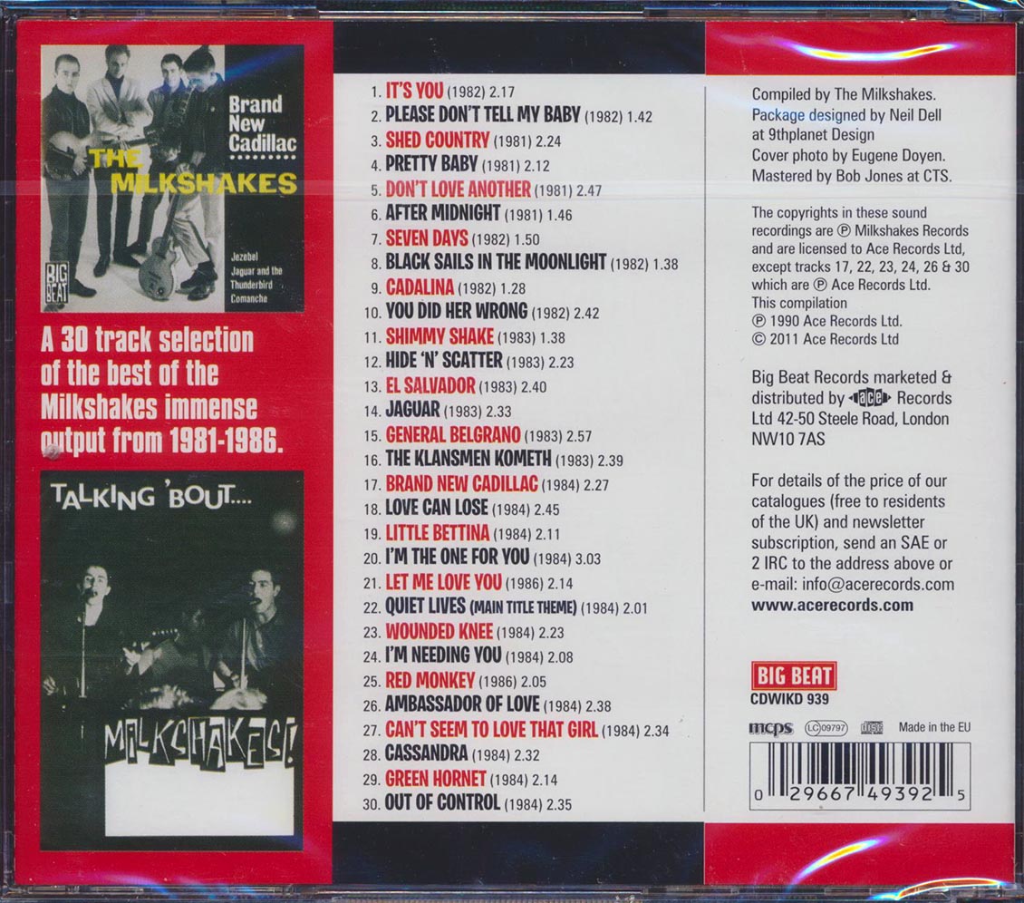 The Milkshakes - 19th Nervous Shake Down (30 tracks)
