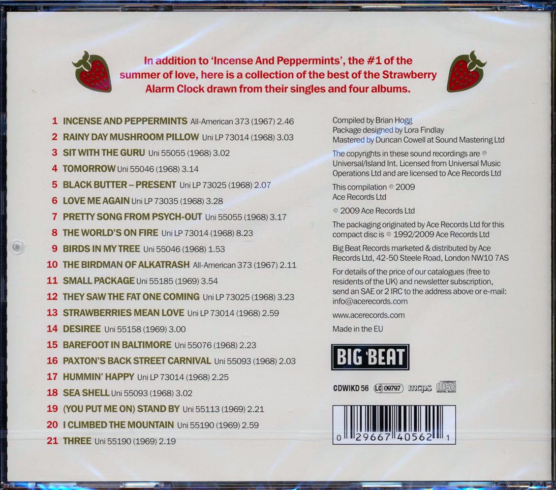 Strawberry Alarm Clock - Strawberries Mean Love (21 tracks)