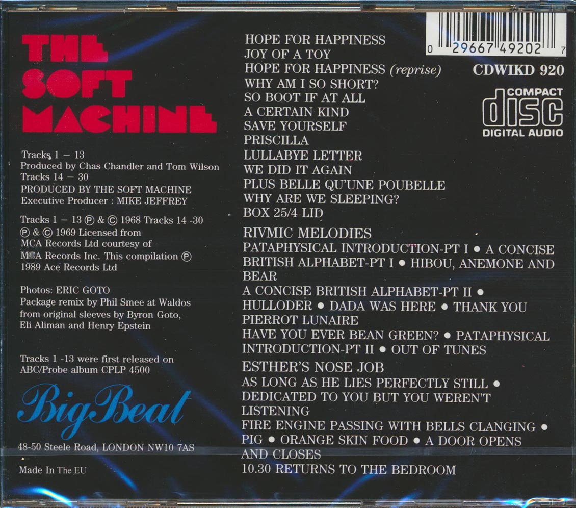 The Soft Machine - Volume 1 + Volume 2 (30 tracks)