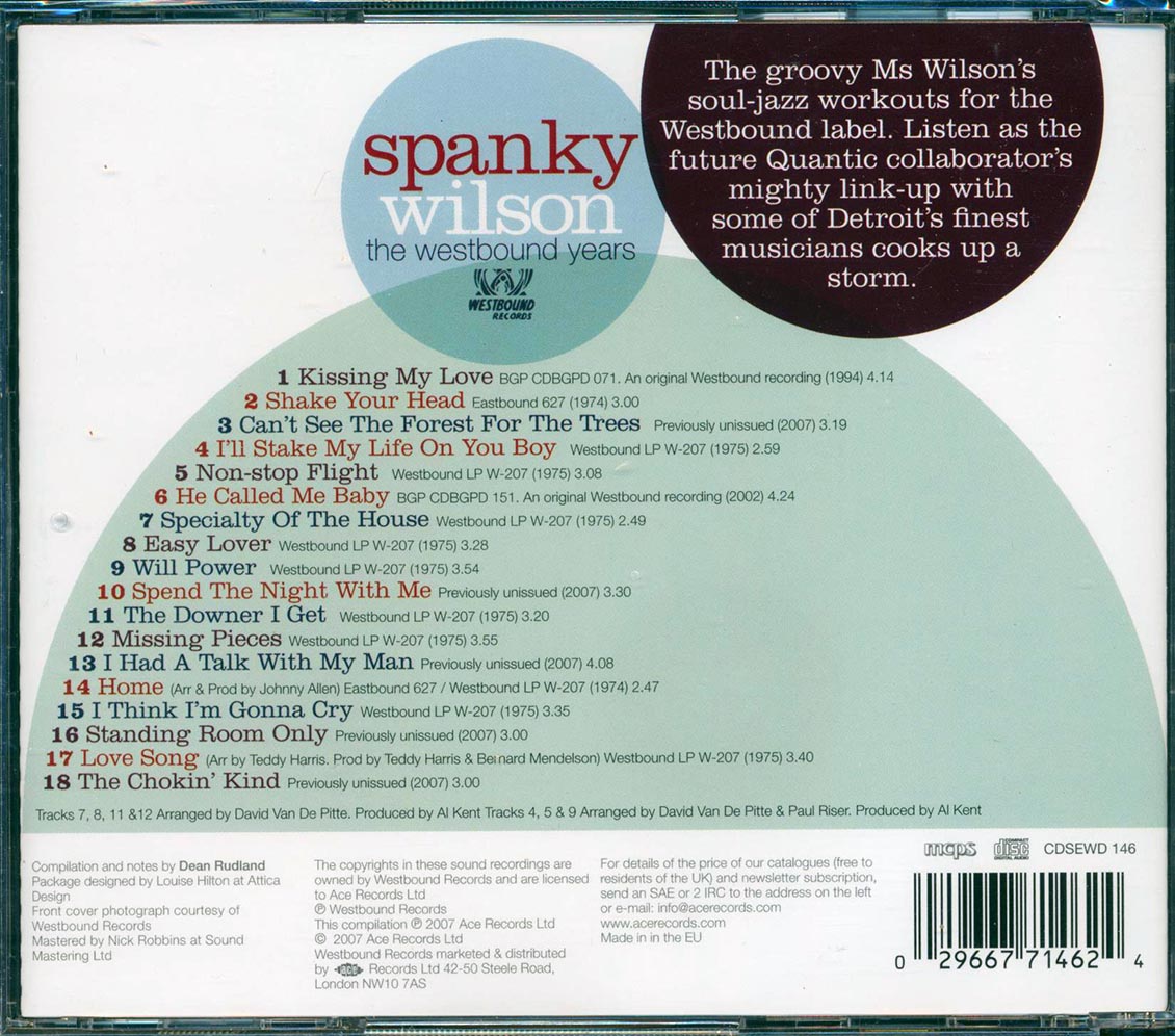 Spanky Wilson - The Westbound Years