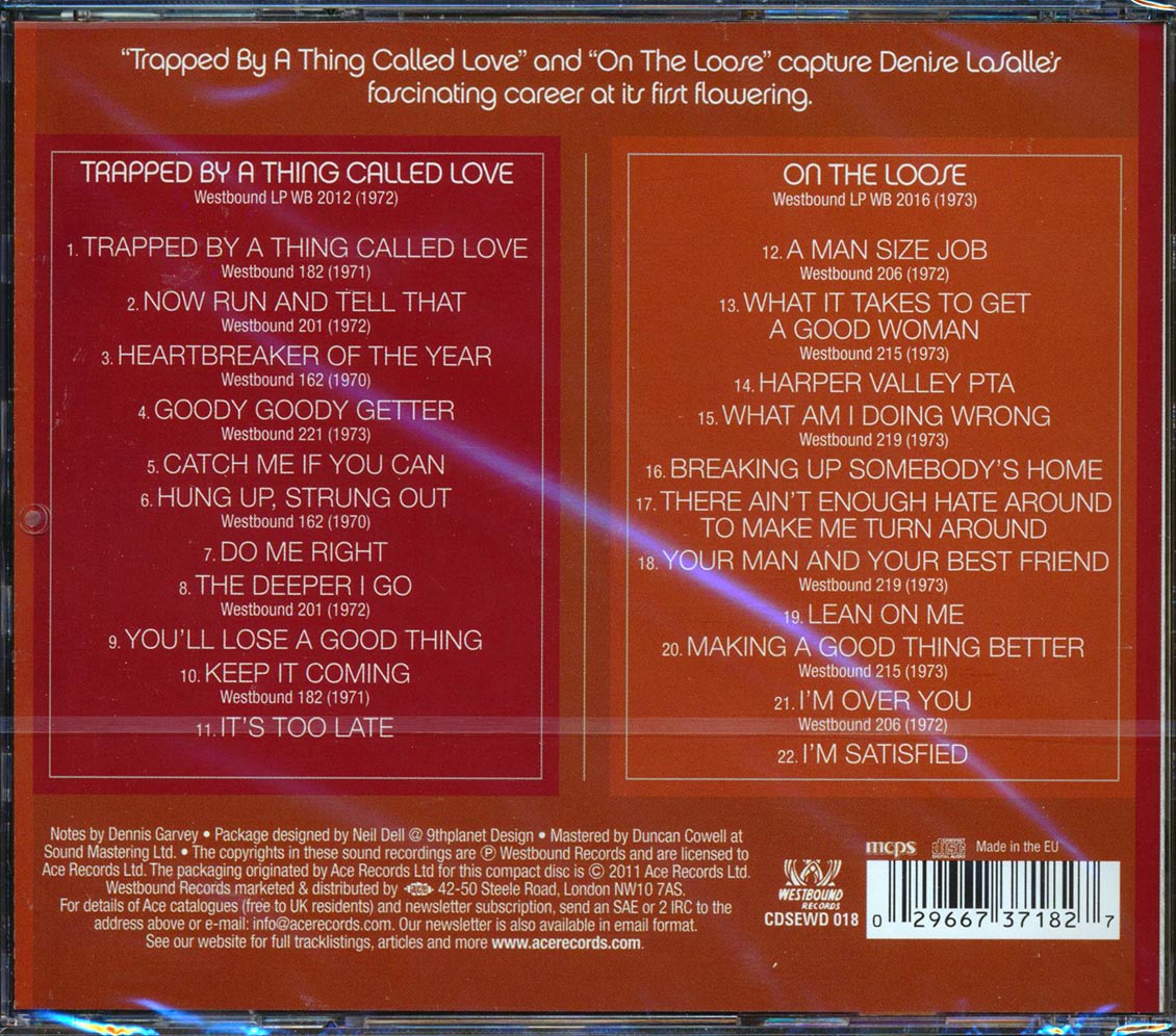 Denise La Salle - Trapped By A Thing Called Love + On The Loose (22 tracks)