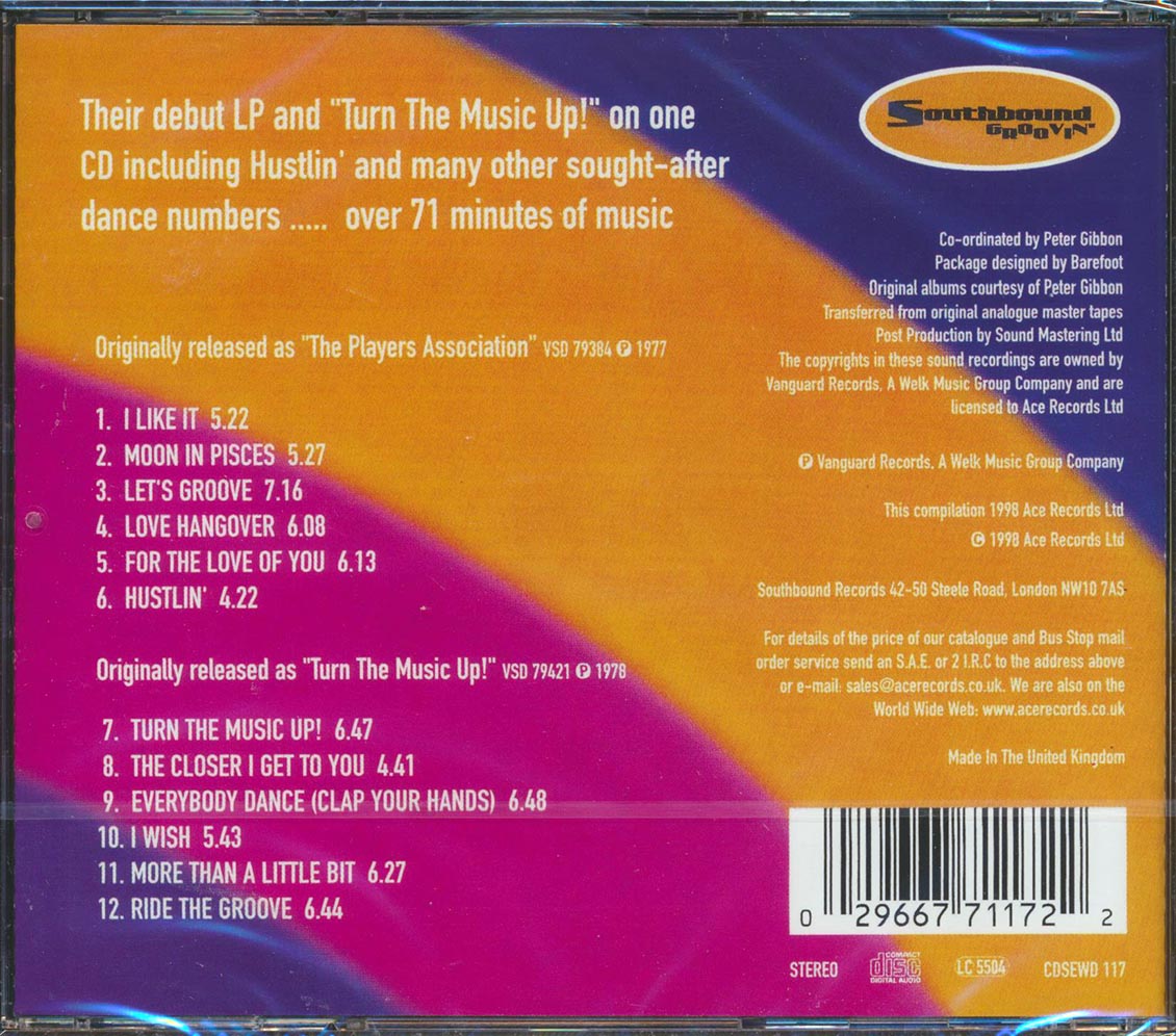 The Players Association - The Players Association + Turn The Music Up