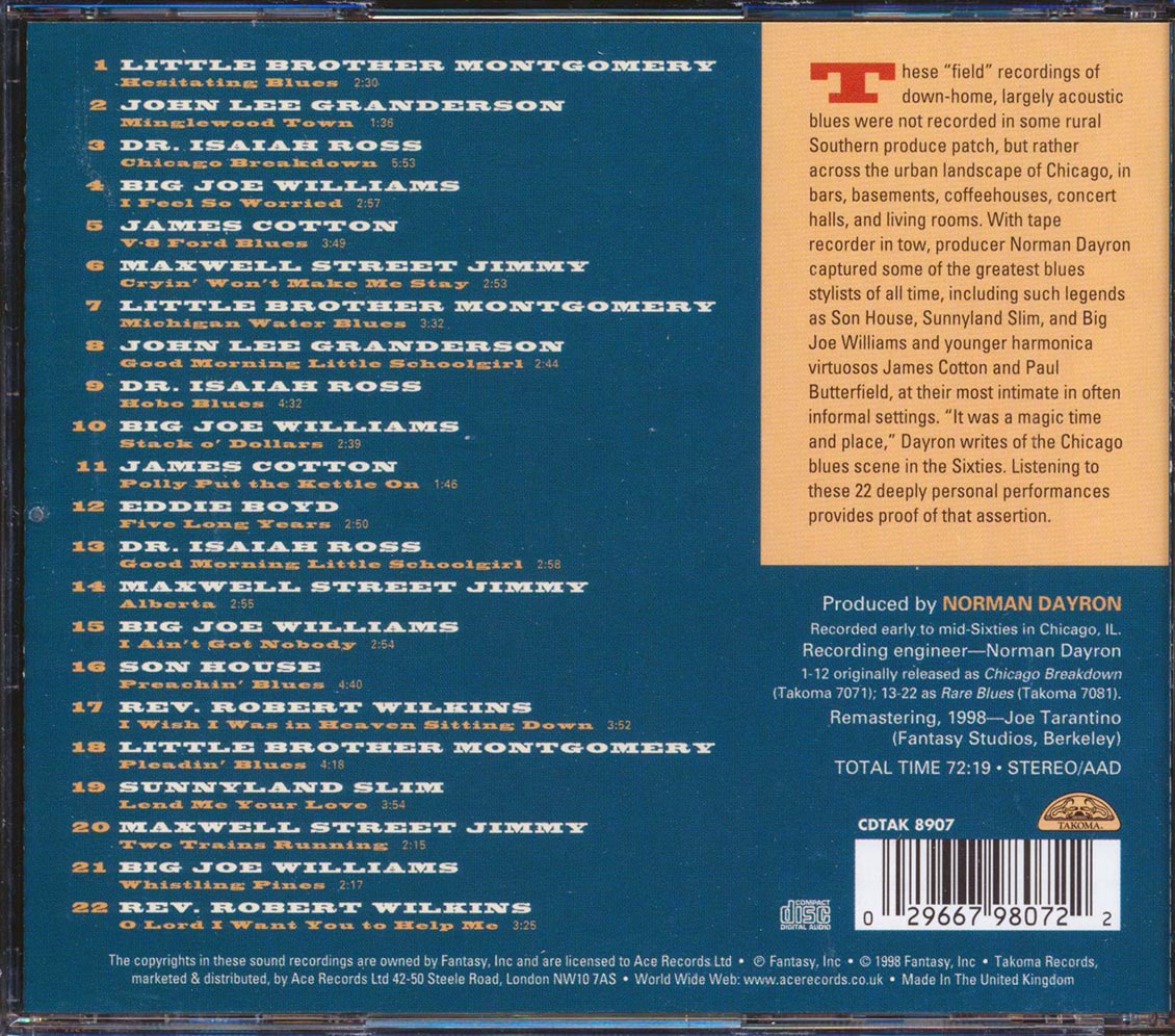 Various - Takoma Blues (22 tracks)
