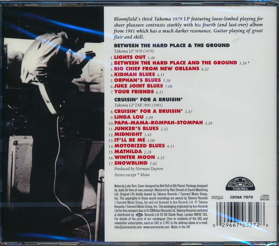 Michael Bloomfield - Between The Hard Place & The Ground + Cruisin For A Bruisin