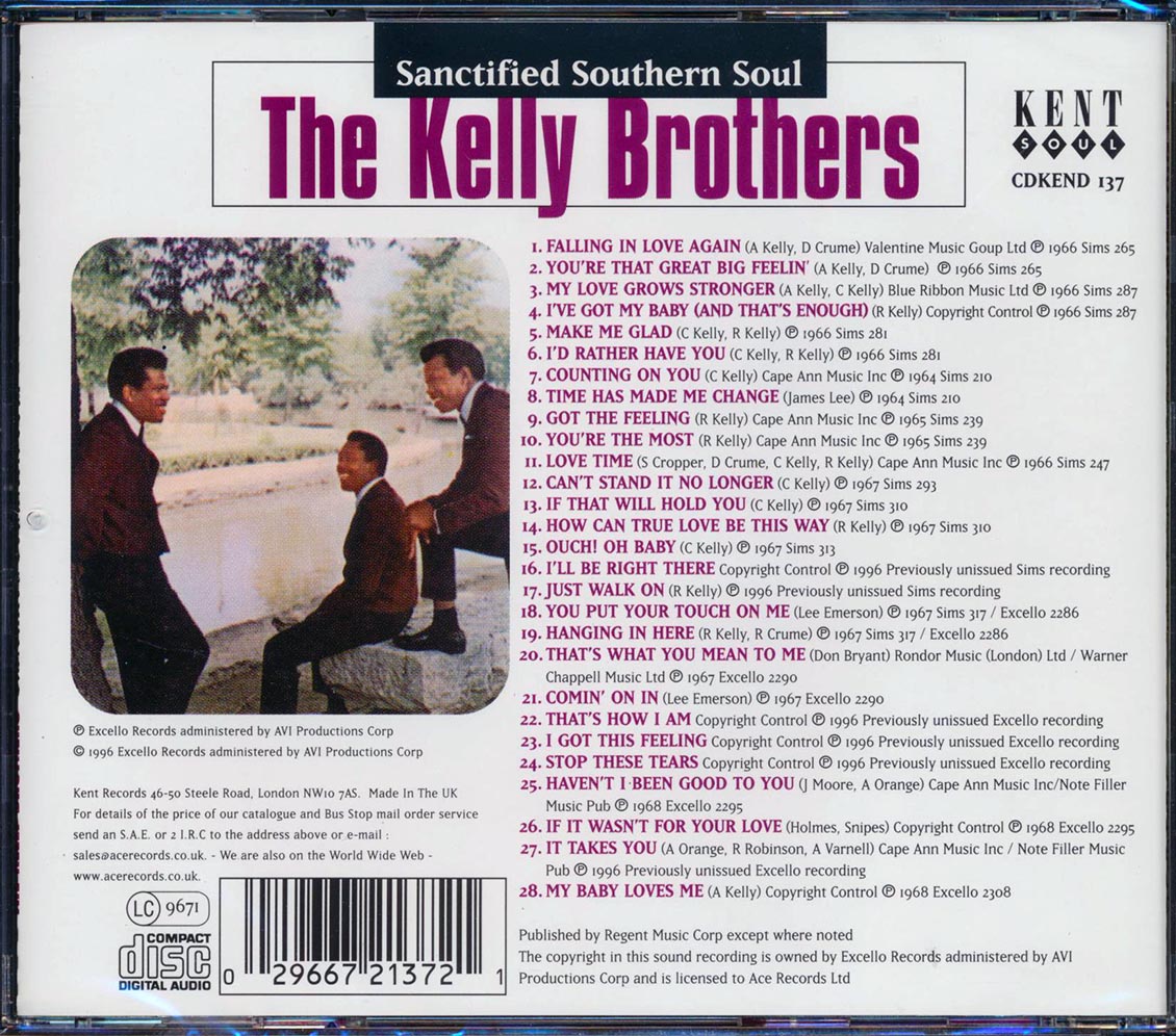 The Kelly Brothers - Sanctified Southern Soul (28 tracks)