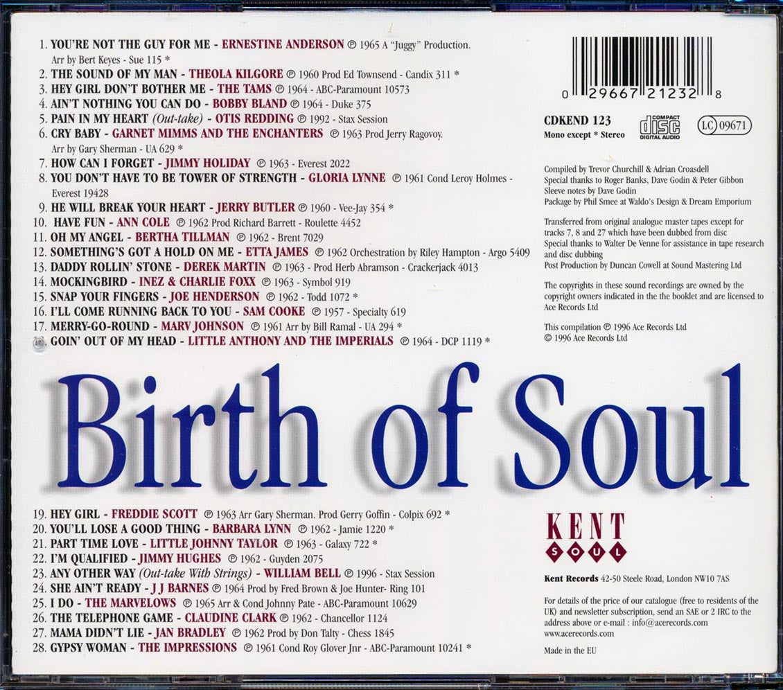 Various - Birth Of Soul (28 tracks)