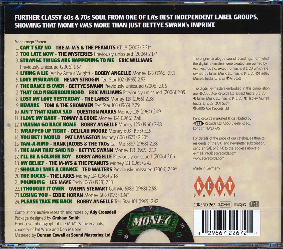 Various - The Soul Of Money Records Volume 2 (24 tracks)