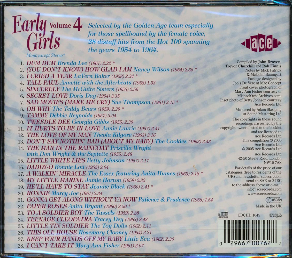 Various - Early Girls Volume 4 (28 tracks)