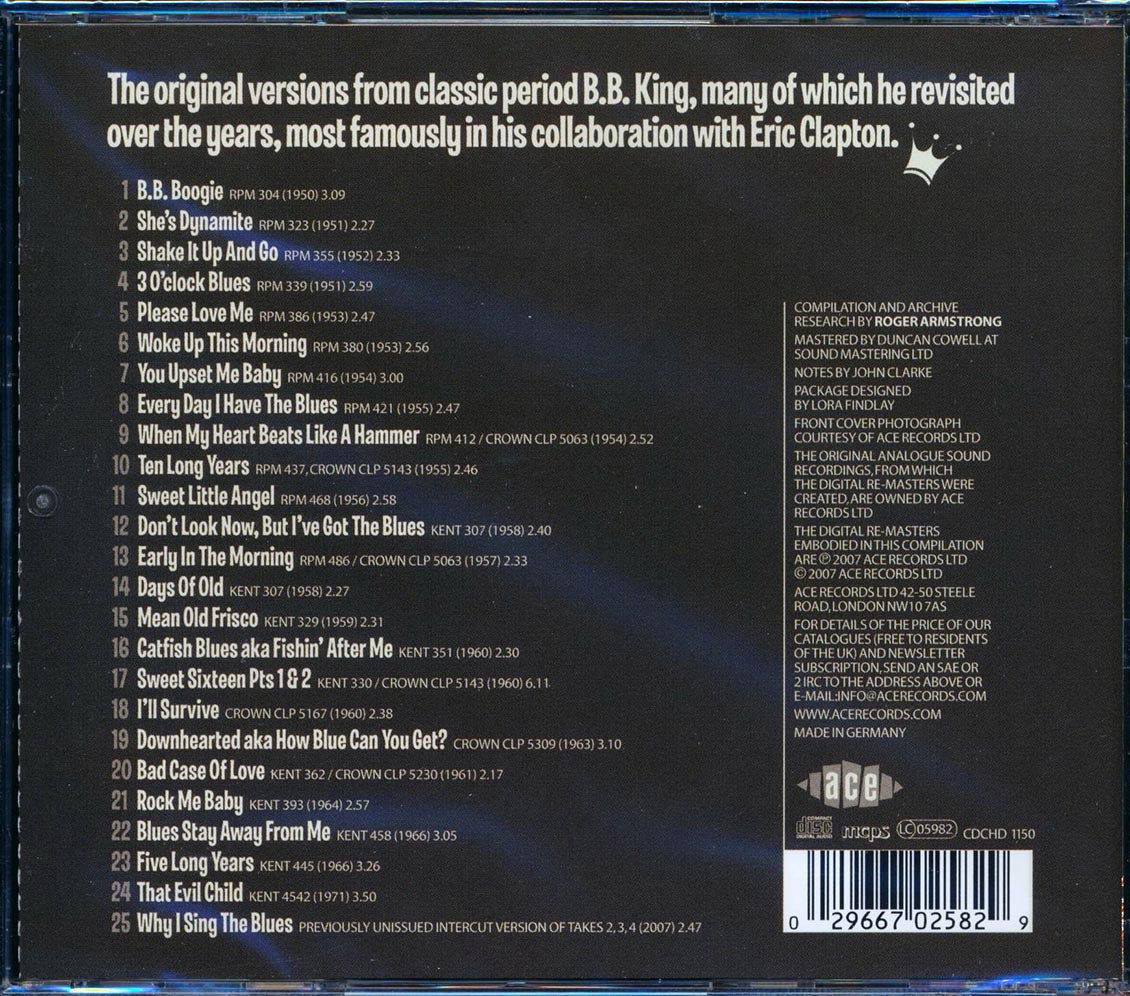 BB King - The Best Of The Early Years (25 tracks)