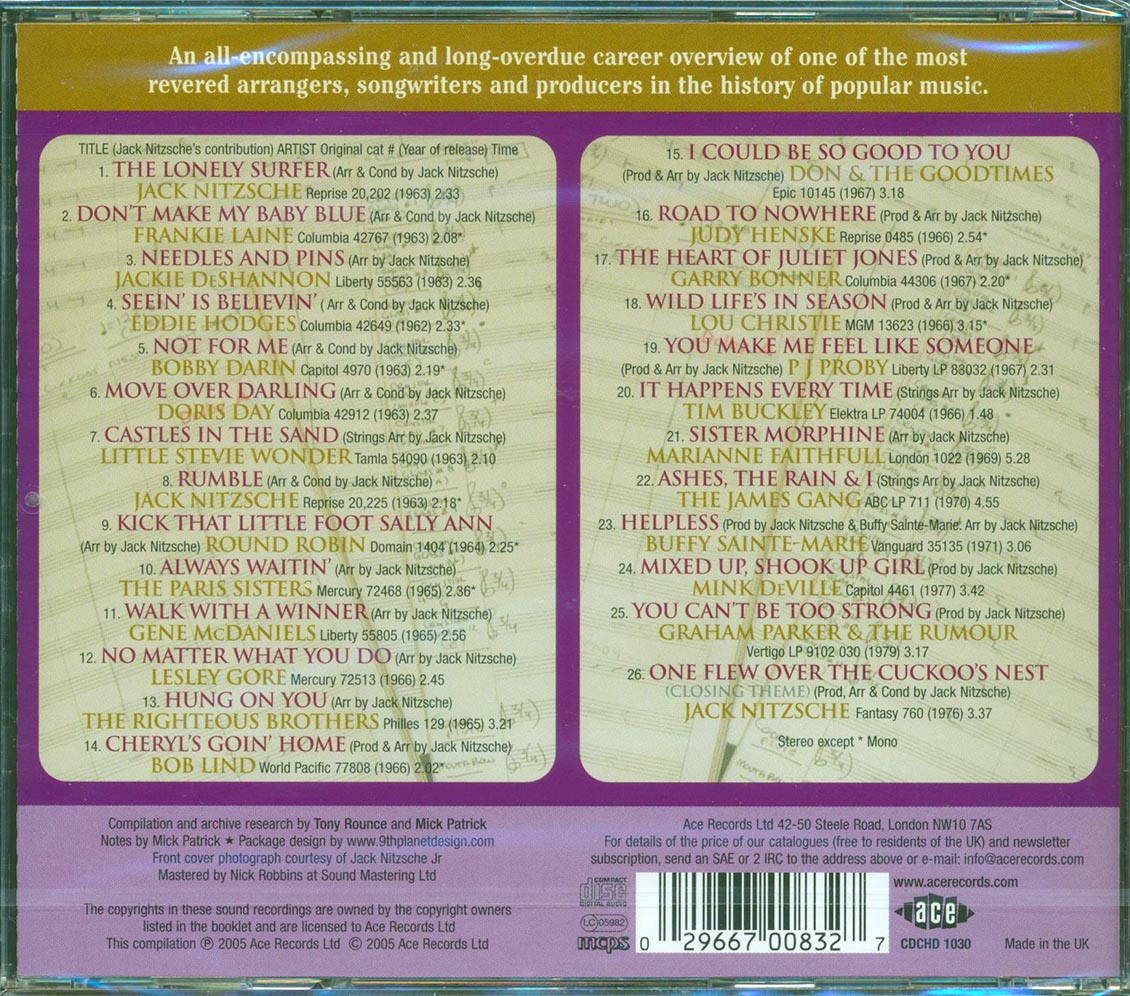 Various - The Jack Nitzsche Story: Hearing Is Believing 1962-1979 (26 tracks)