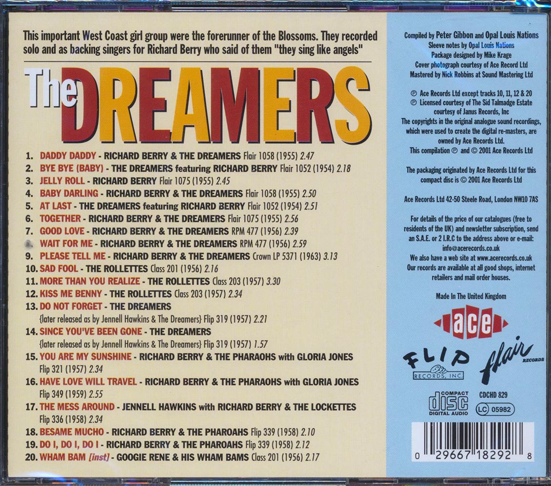 The Dreamers - They Sing Like Angels (20 tracks)