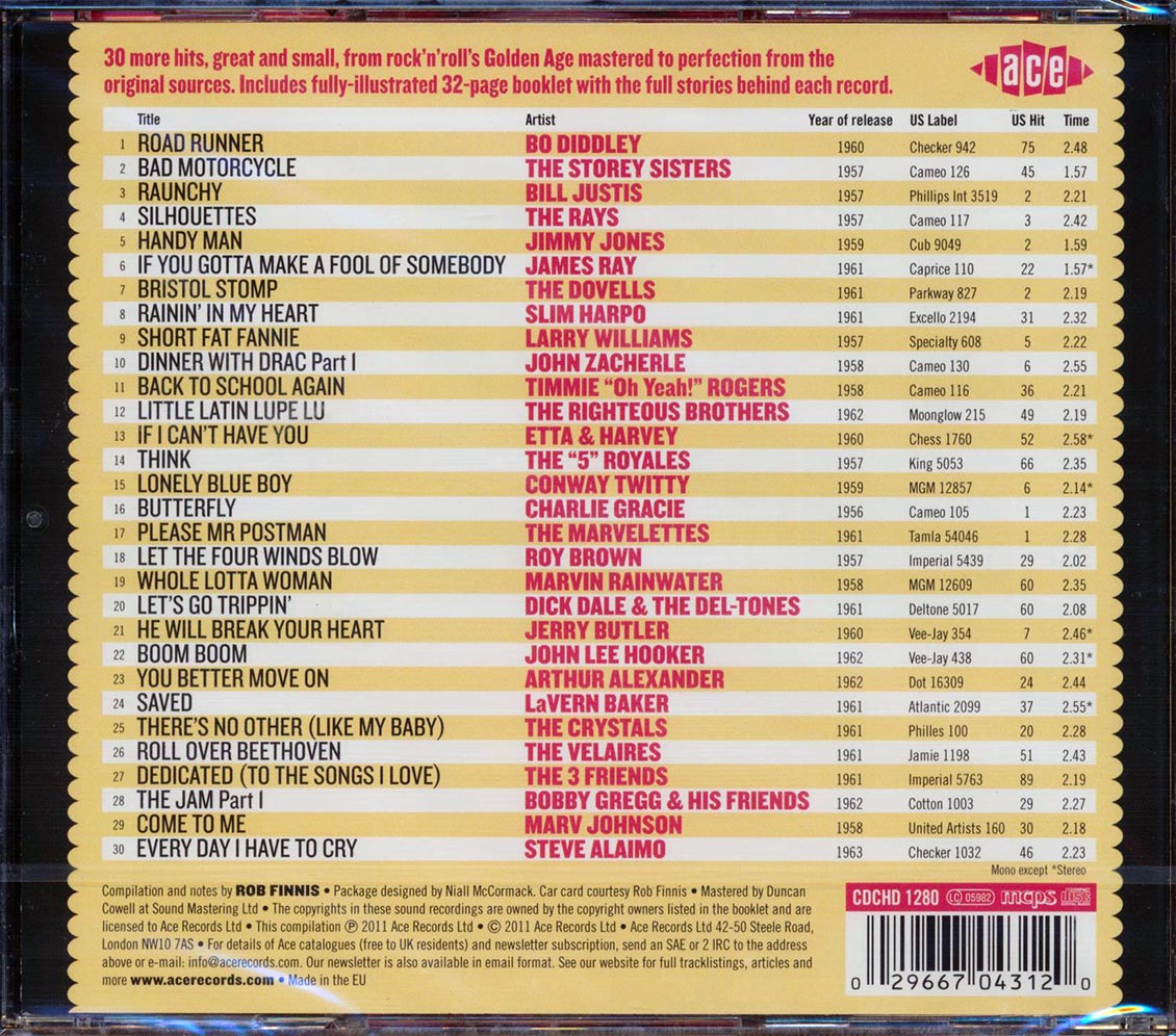 Various - The Golden Age Of American Rock N Roll Volume 12: 30 Hot 100 Hits From 1954-1963 (30 tracks)