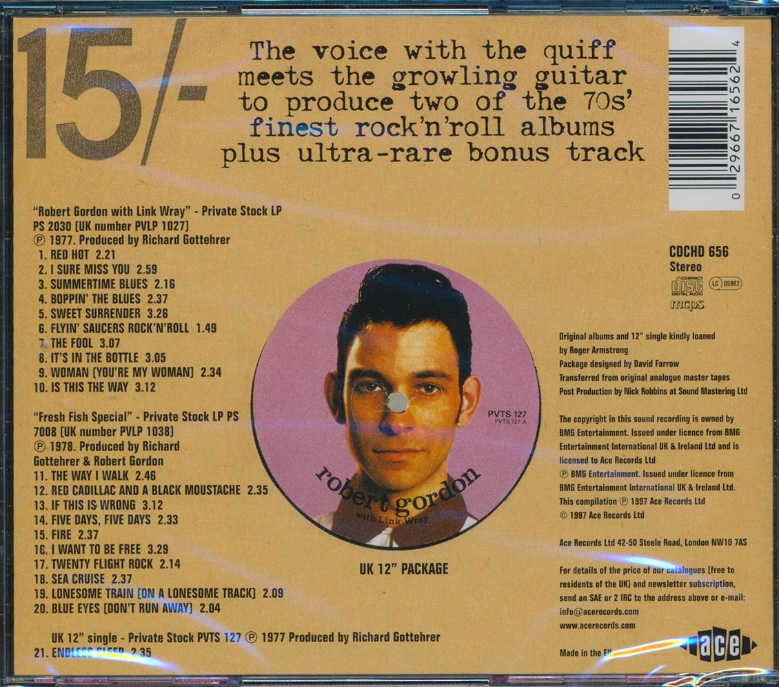 Robert Gordon, Link Wray - Robert Gordon With Link Wray + Fresh Fish Special (21 tracks)