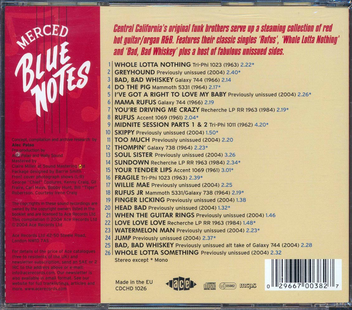 Merced Blue Notes - Get Your Kicks On Route 99 (26 tracks)