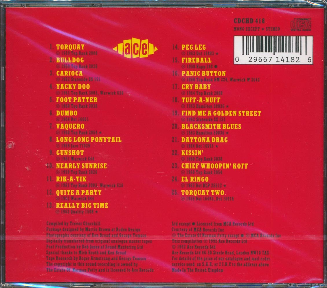 The Fireballs - The Best Of The Fireballs: The Original Norma Petty Masters (25 tracks)