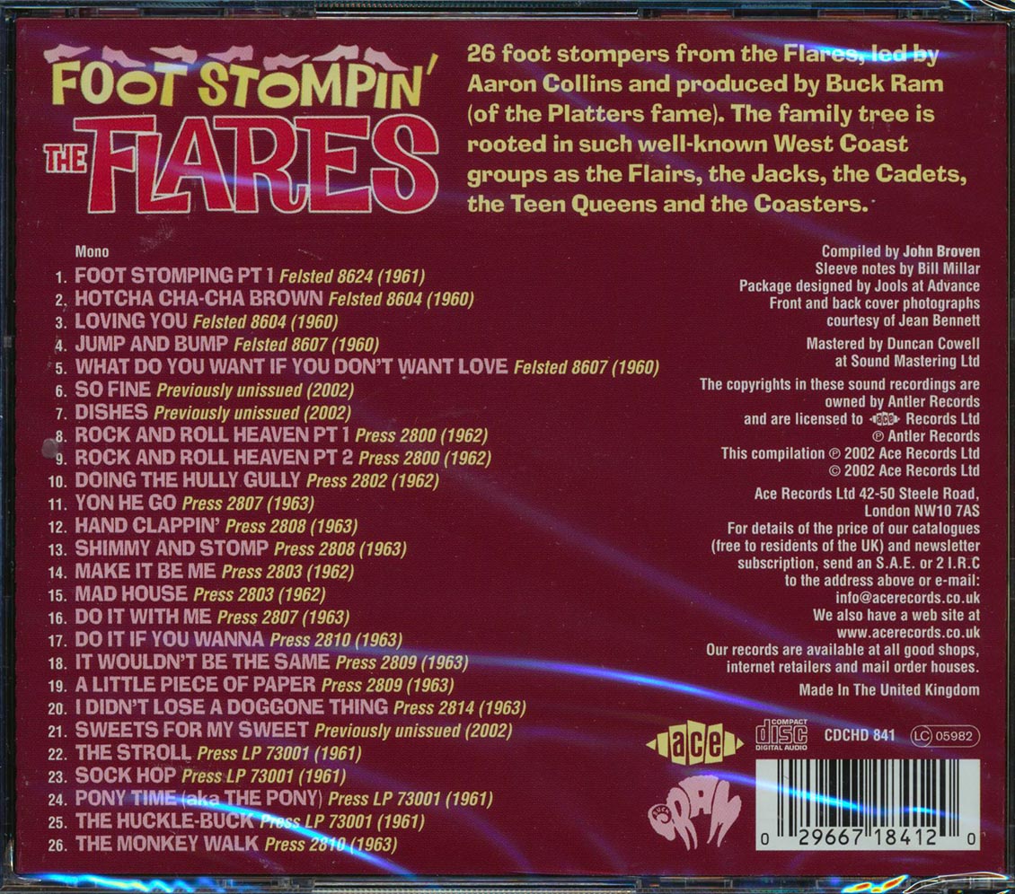 The Flares - Foot Stompin (26 tracks)