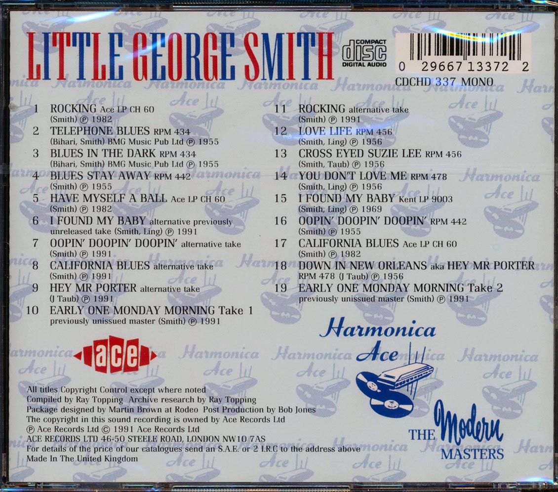 Little George Smith - Harmonica Ace: The Modern Masters