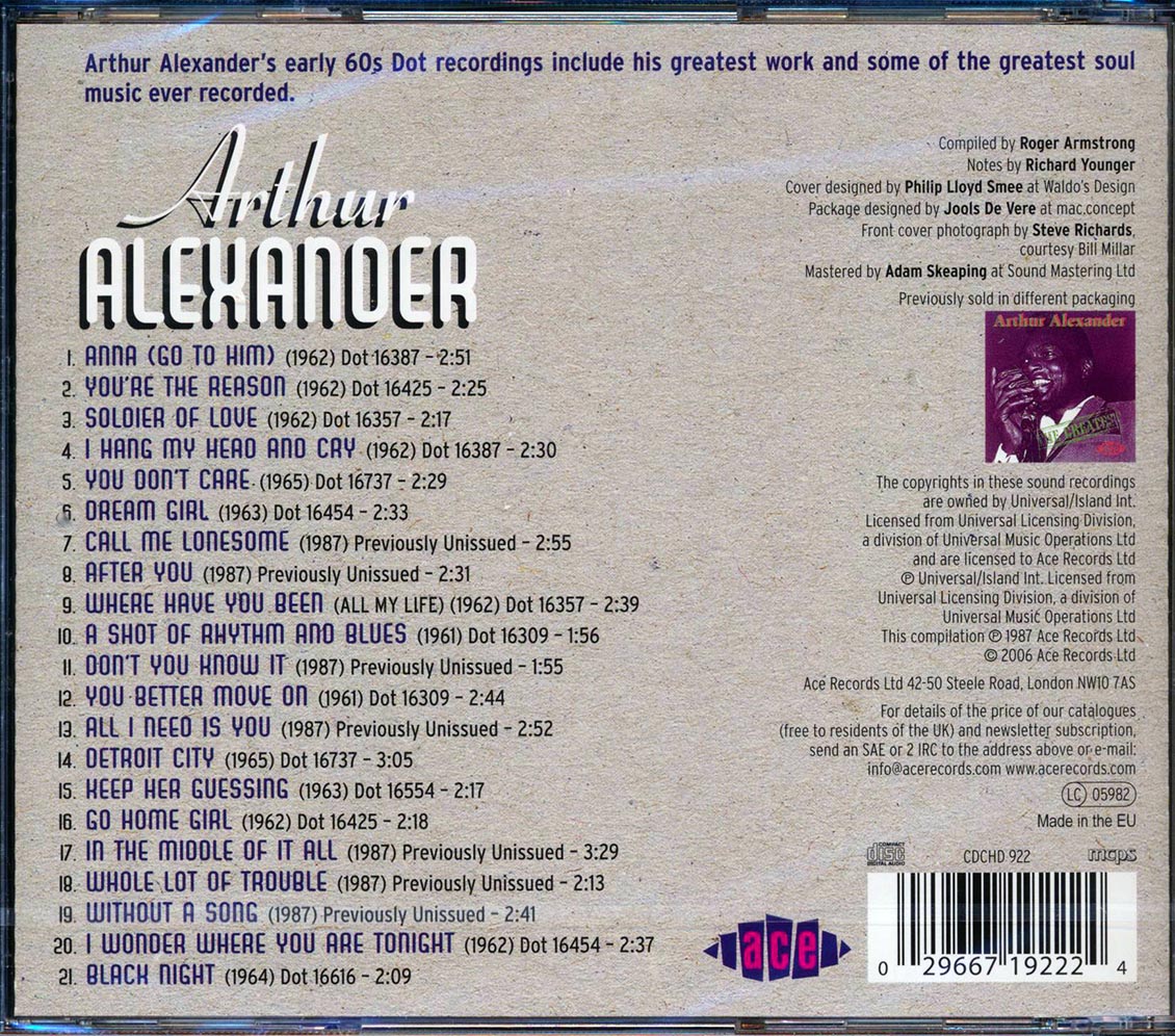 Arthur Alexander - The Greatest (21 tracks)