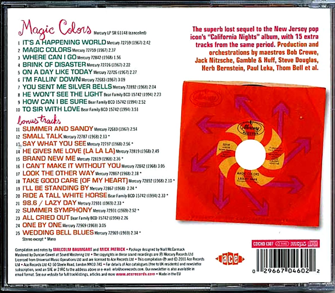 Lesley Gore - Magic Colors: The Lost Album With Bonus Tracks 1967-1969 (25 tracks)