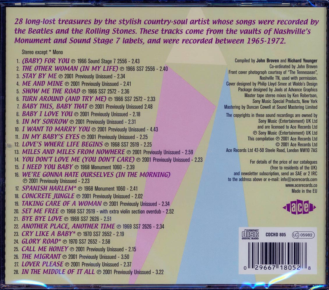 Arthur Alexander - The Monument Years (28 tracks)
