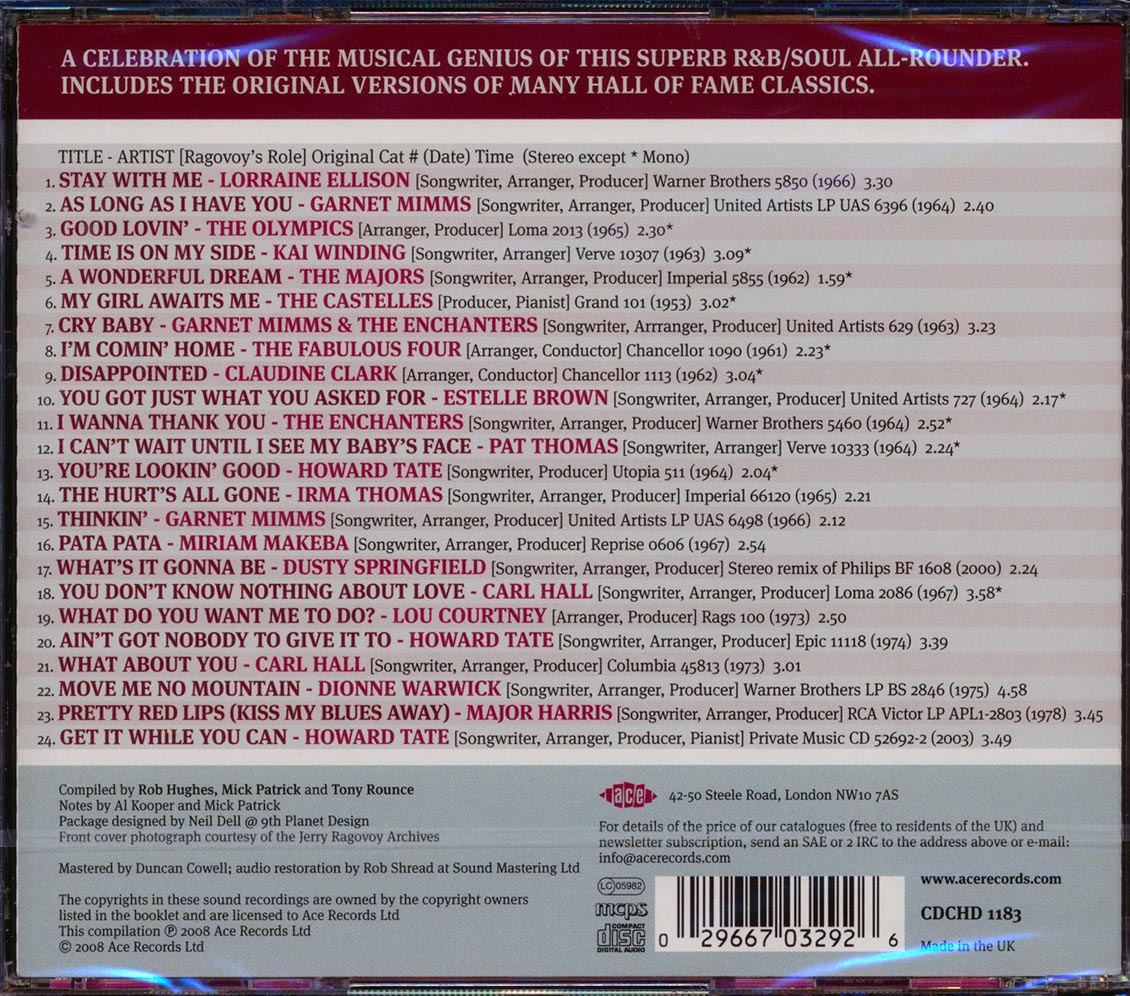 Various - The Jerry Ragovoy Story: Time Is On My Side 1953-2003 (24 tracks)