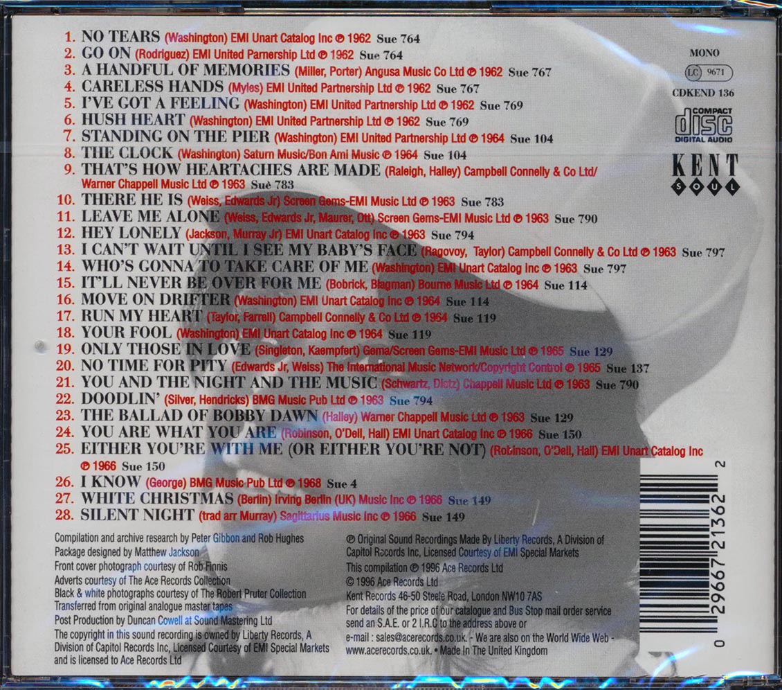 Baby Washington - The Sue Singles (28 tracks)