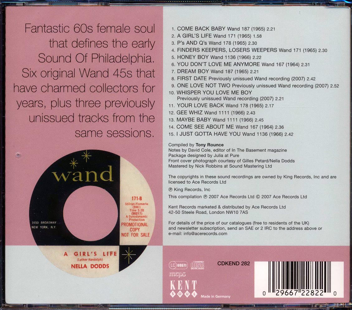 Nella Dodds - This Is A Girls Life: The Complete Wand Recordings 1964-1965