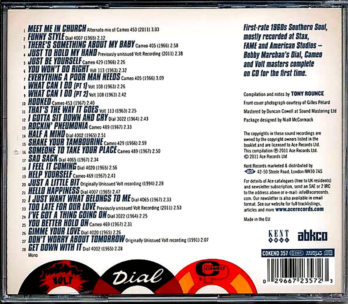 Bobby Marchan - Get Down With It: The Soul Sides 1963-1967 (28 tracks)