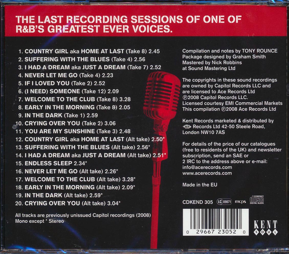 Little Willie John - Nineteen Sixty Six: The David Axelrod & HB Barnum Sessions (20 tracks)