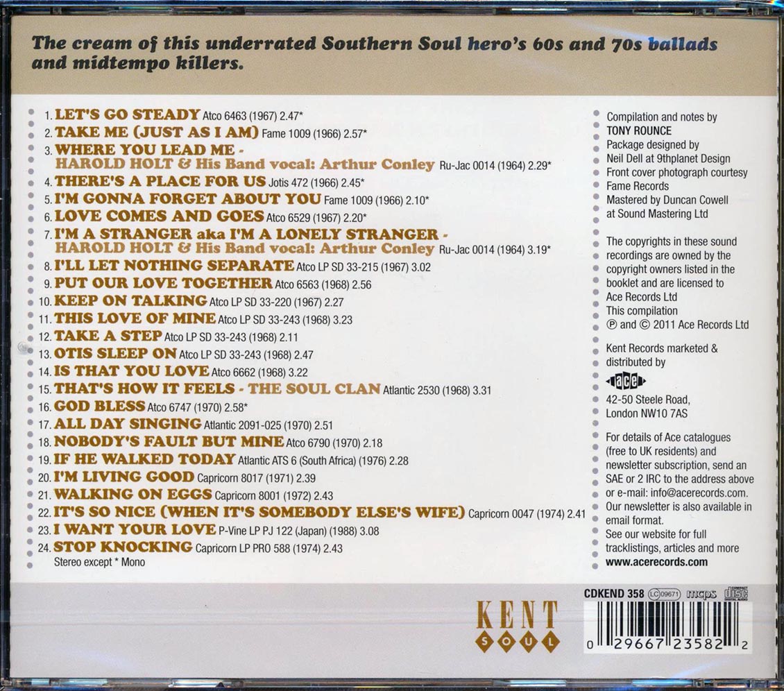 Arthur Conley - The Soul Of Arthur Conley: I'm Living Good 1964-1974 (24 tracks)