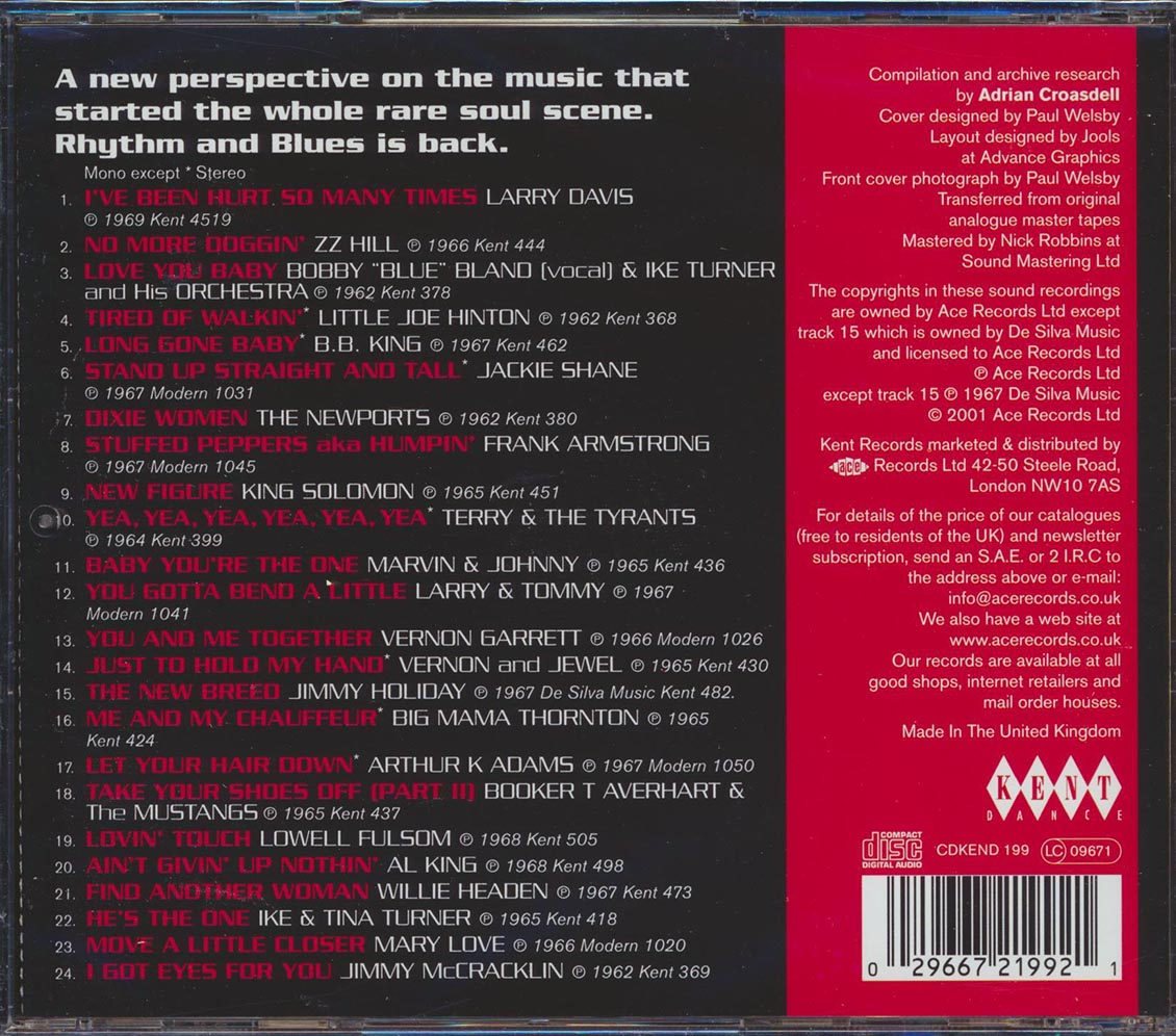 Various - New Breed R & B: Soulful 60's Blues For Today's Dancers (24 tracks)