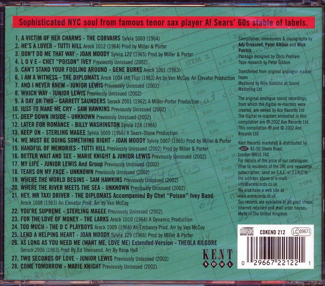 Various - The Arock & Sylvia Records Soul Story (28 tracks)