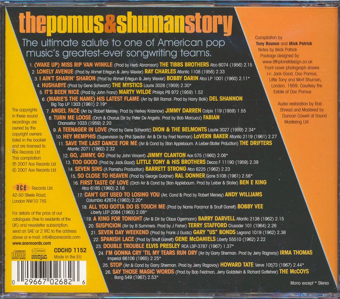 Various - The Pomus & Shuman Story: Double Trouble 1956-1967 (26 tracks)