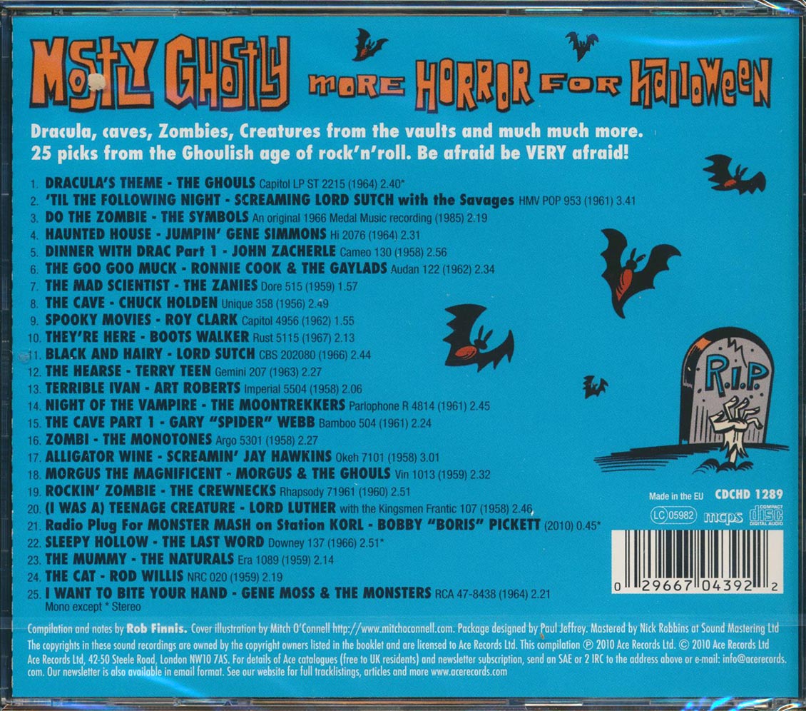Various - Mostly Ghostly: More Horror For Holloween (25 tracks)