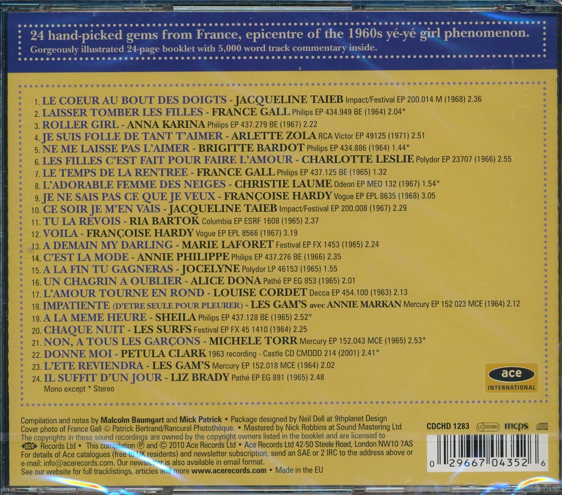 Various - C'est Chic: French Girl Singers Of The 1960s (24 tracks)
