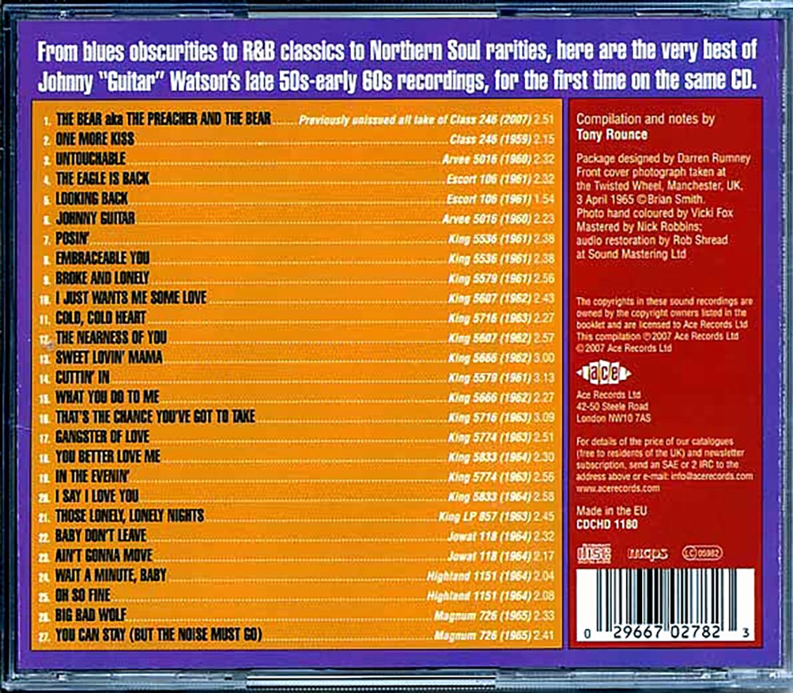 Johnny Guitar Watson - Untouchable: The Classic 1959-1966 Recordings (27 tracks)
