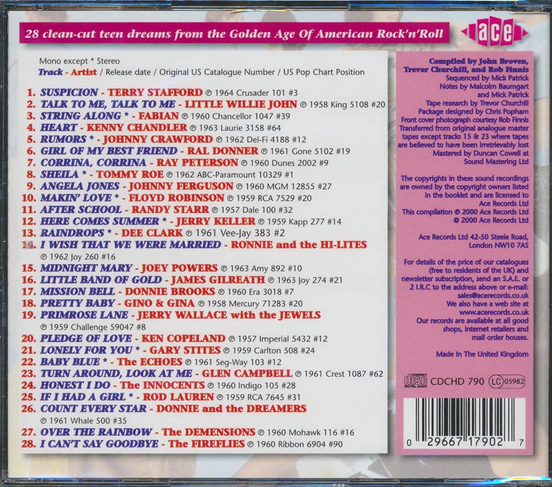Various - Teenage Crush Volume 3 (28 tracks)