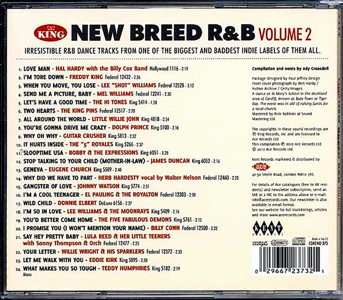 Various - King New Breed R & B Volume 2 (24 tracks)