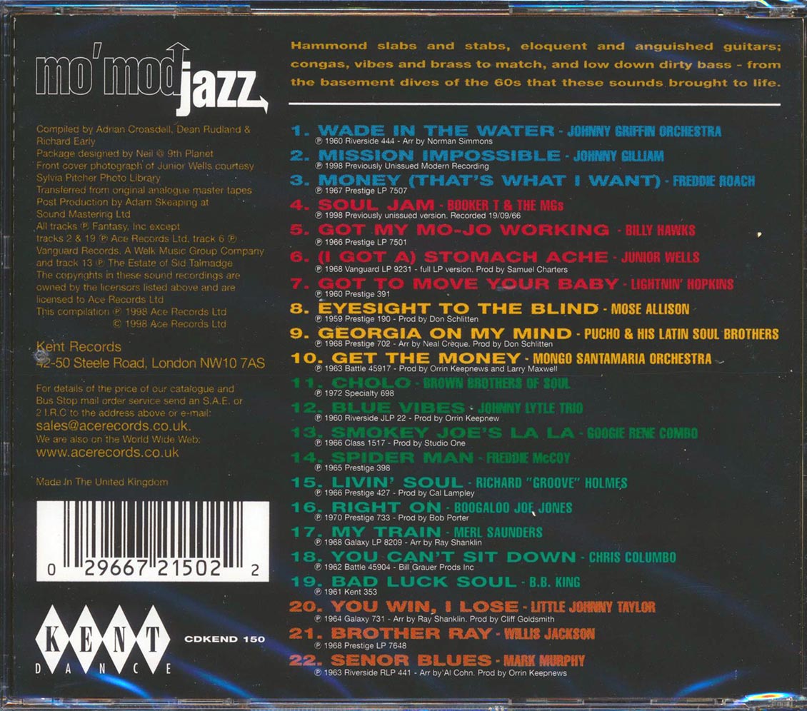 Various - Mo Mod Jazz (22 tracks)