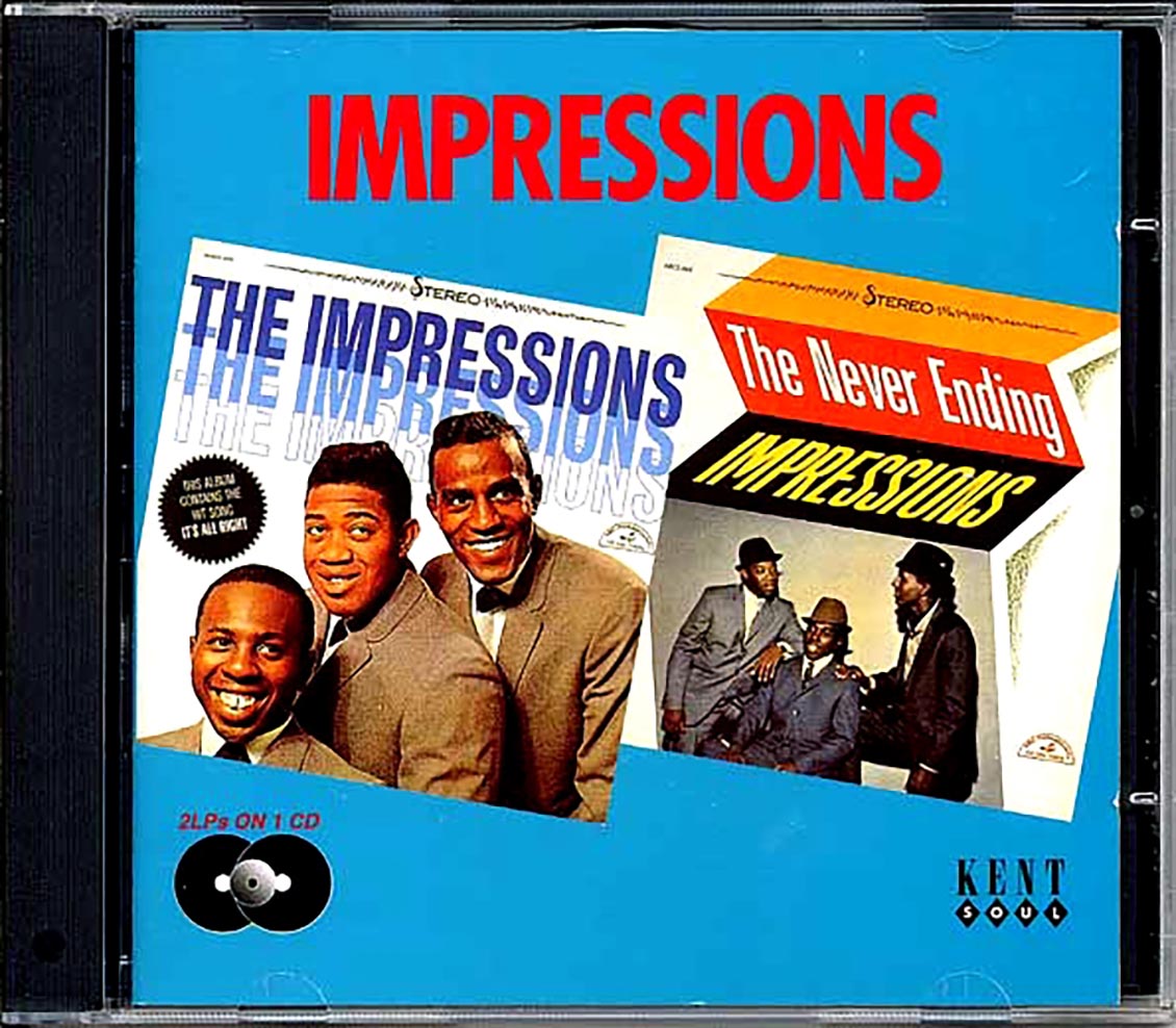 The Impressions - The Impressions + The Never Ending Impressions (24 tracks)