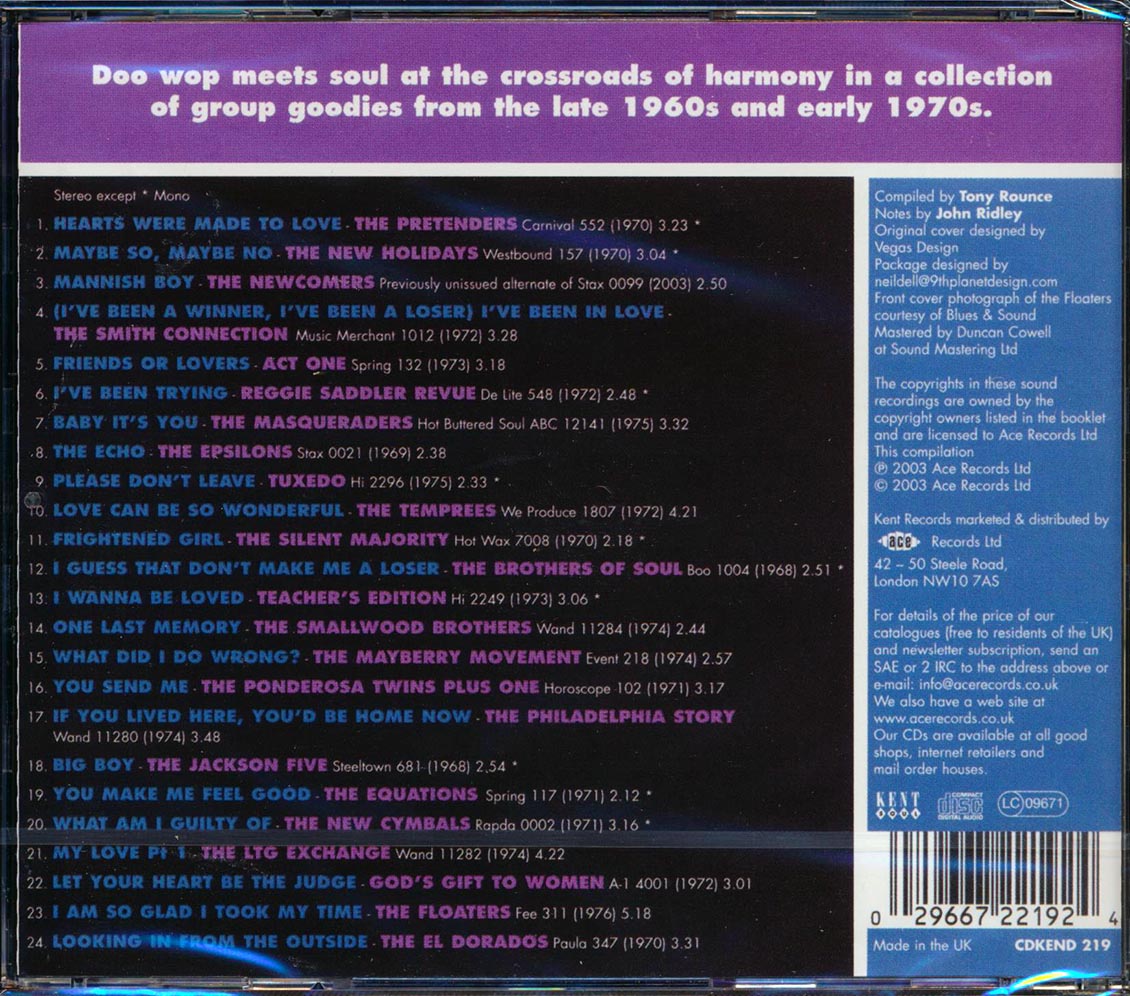 Various - In Perfect Harmony: Sweet Soul Groups 1968-1977 (24 tracks)