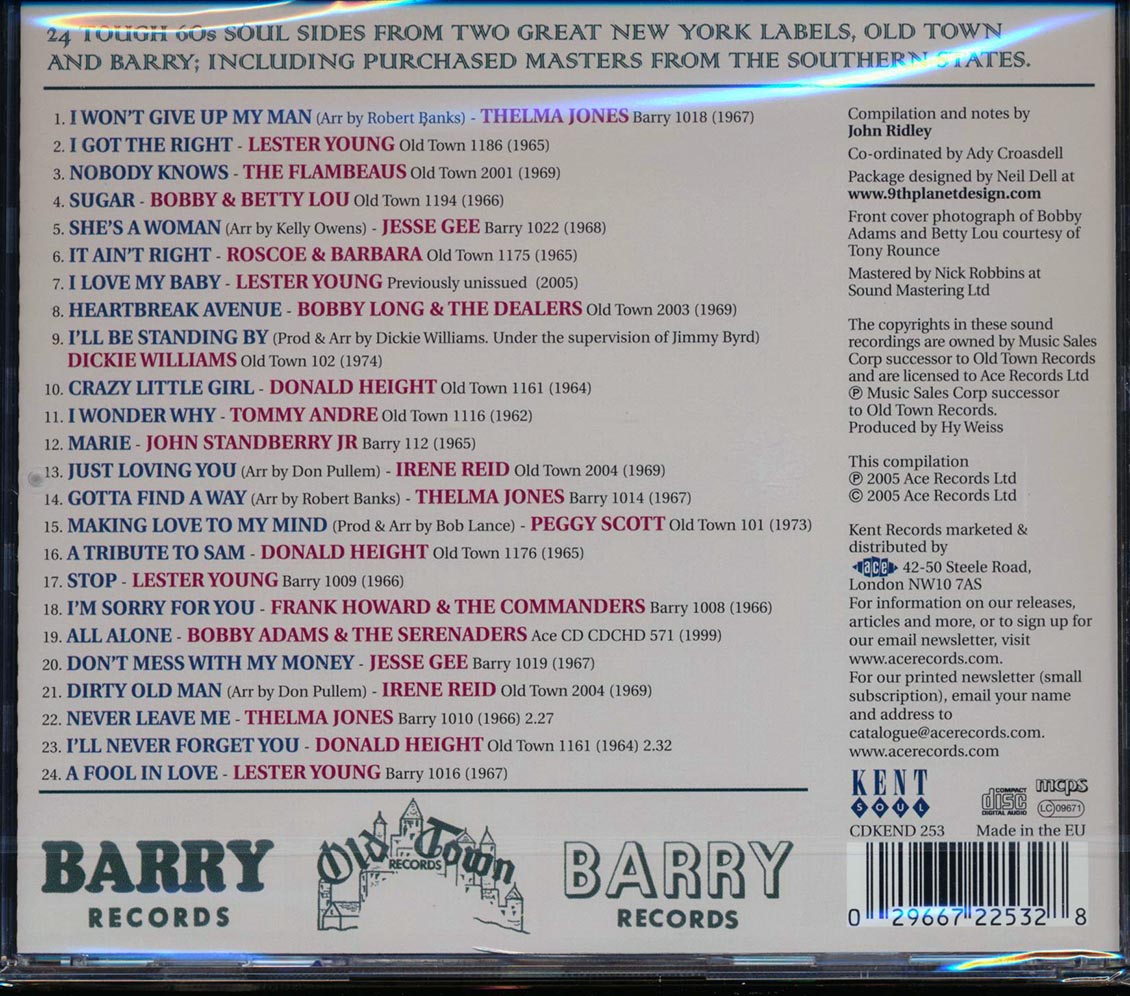 Various - Heavy Soul: Old Town & Barry's Deep Down & Dirty Sides (24 tracks)