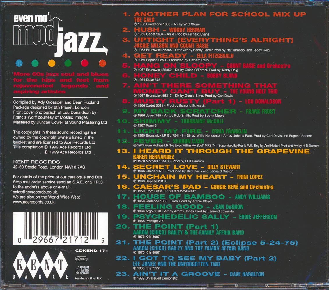Various - Even Mo Mod Jazz (23 tracks)