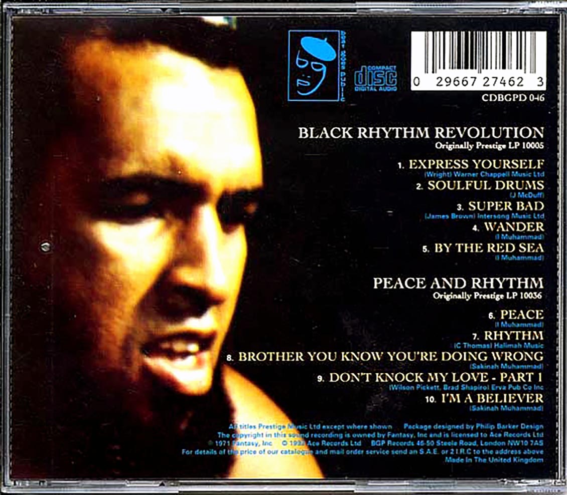 Idris Muhammad - Black Rhythm Revolution + Peace & Rhythm