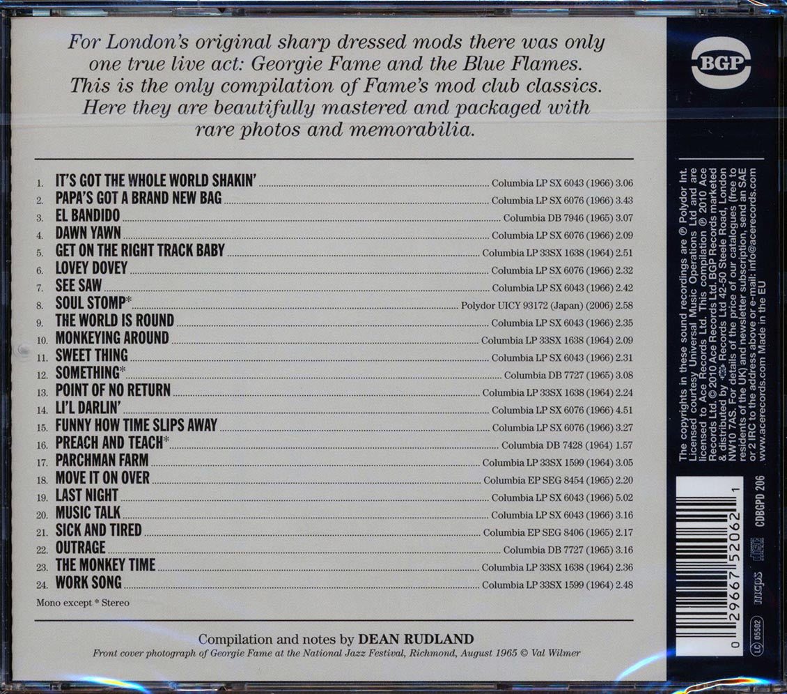 Georgie Fame - Mod Classics 1964-1966 (24 tracks)