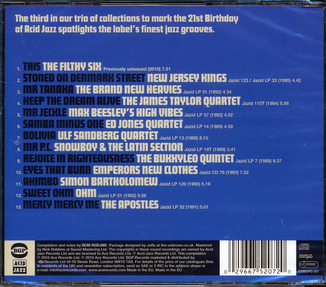 Various - London Street Jazz 1988-2009: 21 Years Of Acid Jazz Records