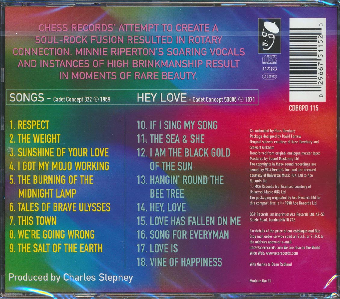 Rotary Connection - Songs + Hey Love